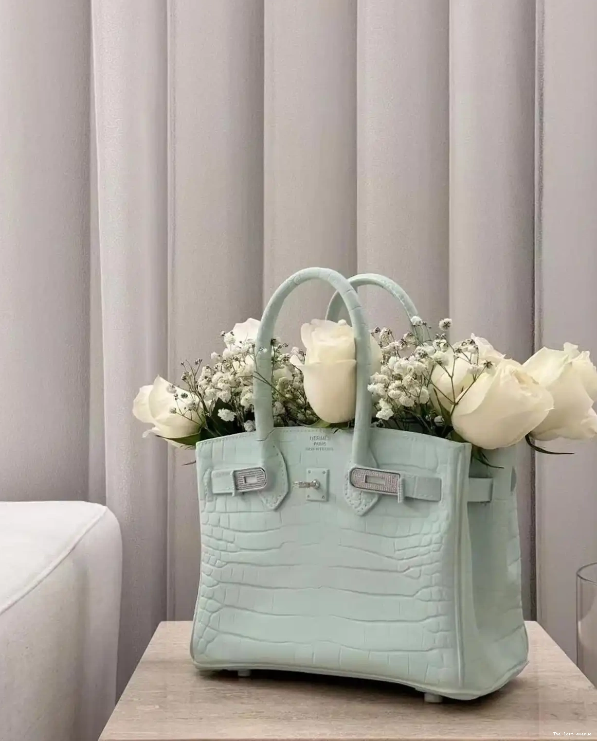 CUSTOM BIRKIN VASE BAG FLOWER 0328